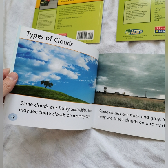 Acorn- Weather Watchers - Rain, Sunshine, Wind, Clouds Books - Picture 3 of 7